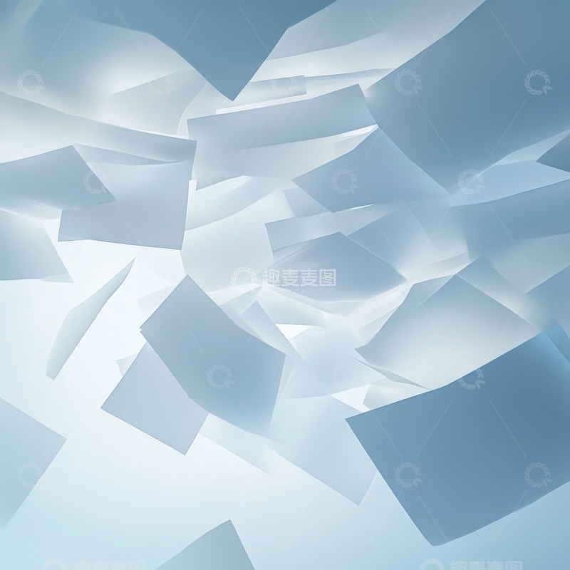 高清大图下载【趣麦麦图】蓝色几何图形的抽象背景