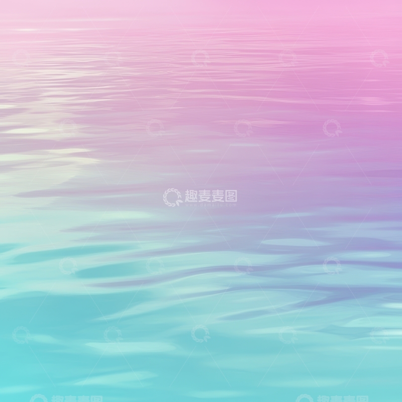 高清大图下载【趣麦麦图】渐变色彩的水面波纹