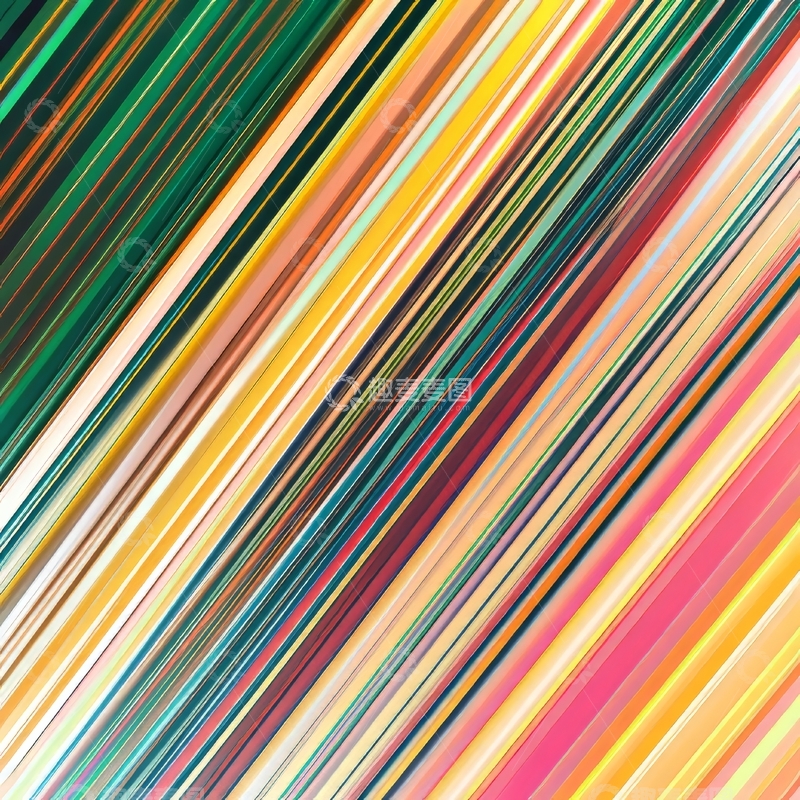 高清大图下载【趣麦麦图】彩色斜线抽象背景