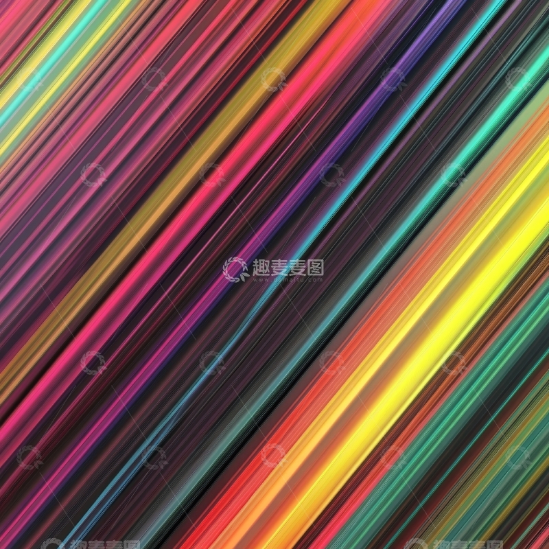 高清大图下载【趣麦麦图】彩色斜线抽象背景