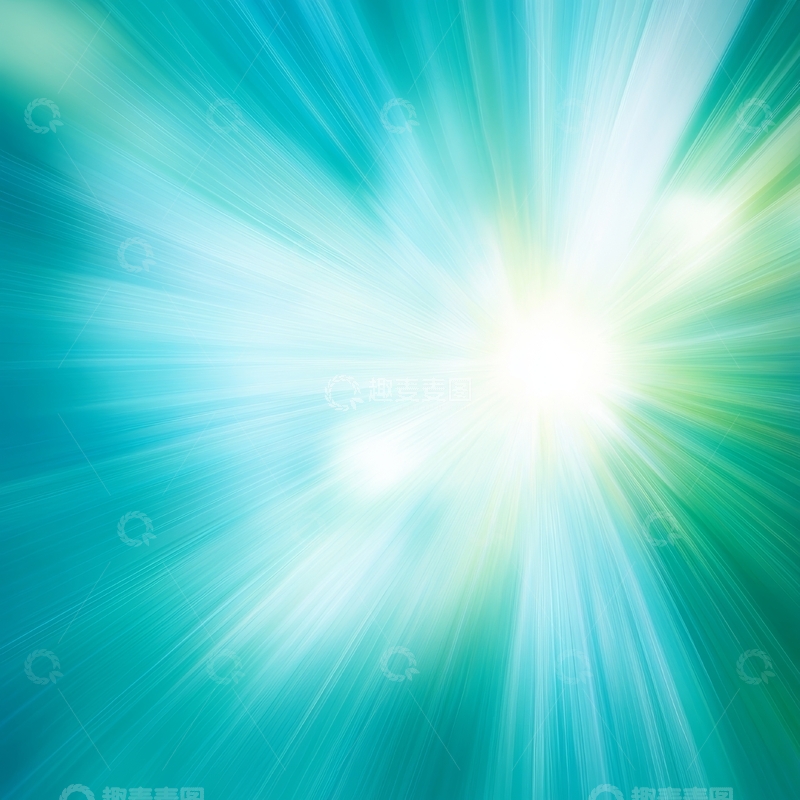 高清大图下载【趣麦麦图】光芒四射的蓝色背景
