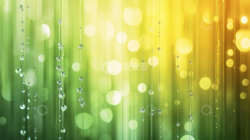 高清大图下载【趣麦麦图】渐变背景上的光斑与水滴