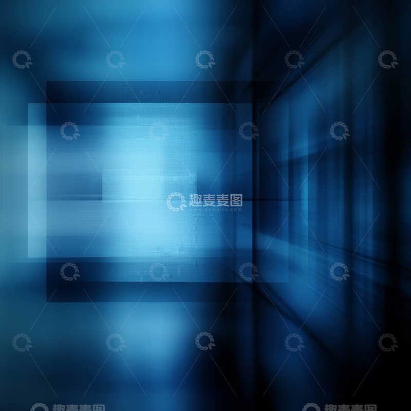 高清大图下载【趣麦麦图】蓝色抽象光影背景