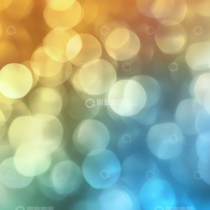 高清大图下载【趣麦麦图】渐变色彩的模糊光斑背景