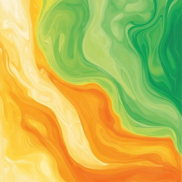 橙绿渐变抽象艺术背景