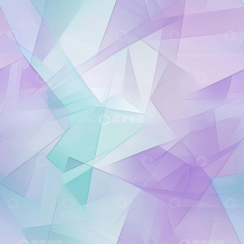 高清大图下载【趣麦麦图】渐变色多边形抽象背景