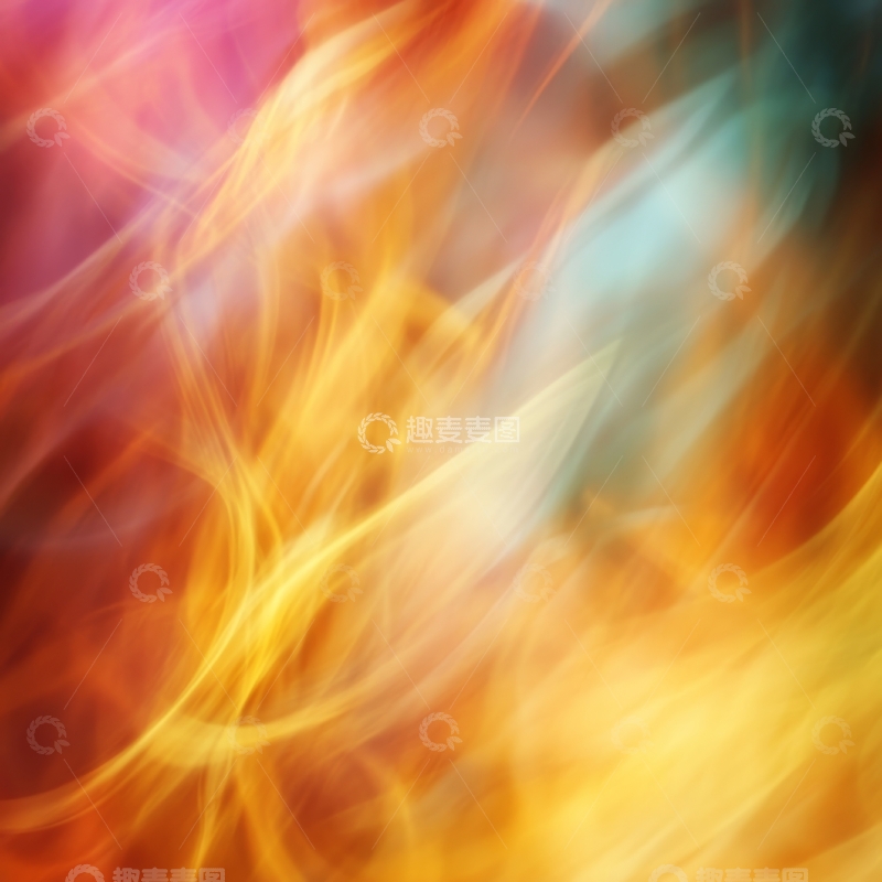 高清大图下载【趣麦麦图】色彩斑斓的抽象光影