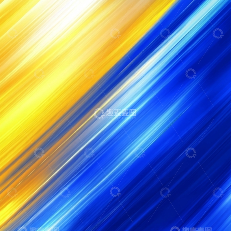 高清大图下载【趣麦麦图】黄色与蓝色的动感渐变背景