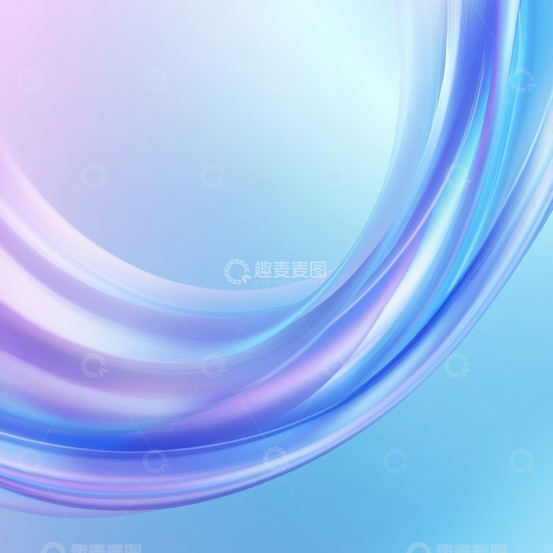 高清大图下载【趣麦麦图】渐变色流线背景