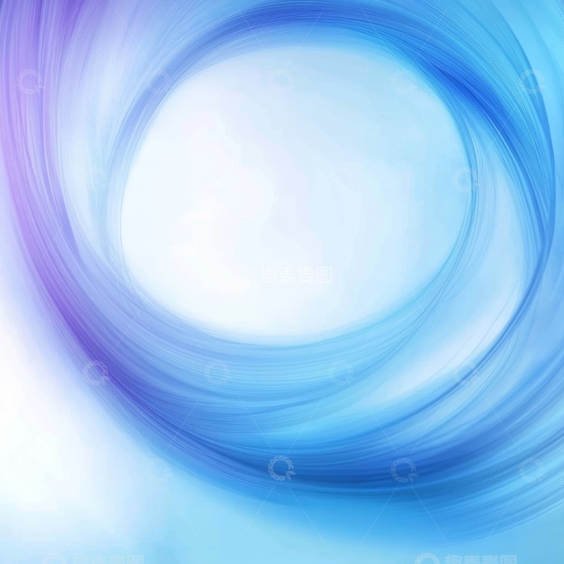 高清大图下载【趣麦麦图】蓝色渐变螺旋抽象背景