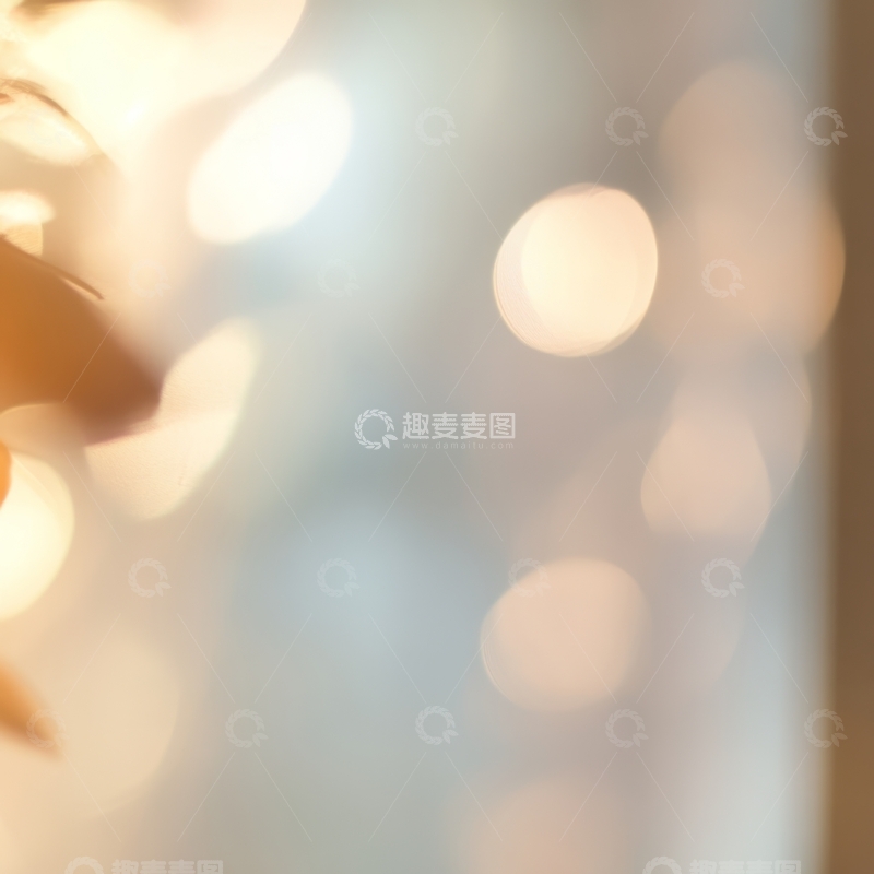 高清大图下载【趣麦麦图】柔和灯光下的模糊光斑
