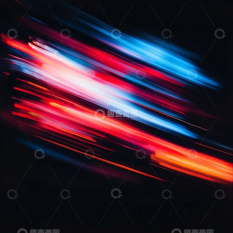 高清大图下载【趣麦麦图】光影交错的动态色彩