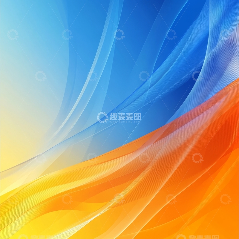 高清大图下载【趣麦麦图】渐变色彩流动背景