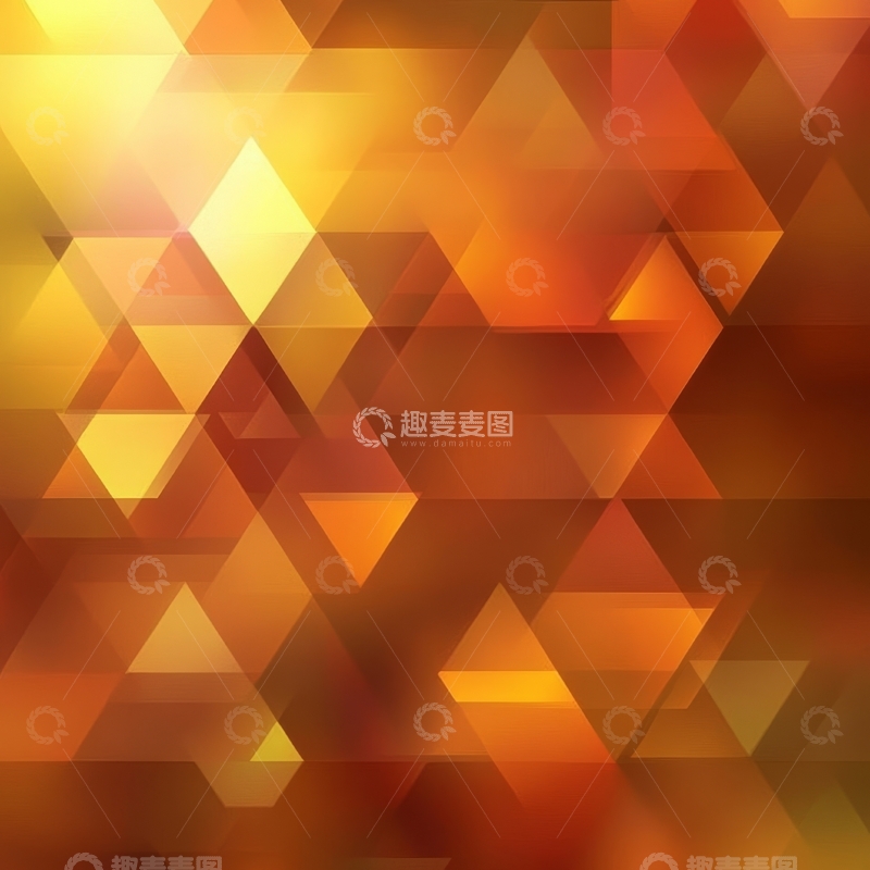 高清大图下载【趣麦麦图】渐变三角形抽象背景