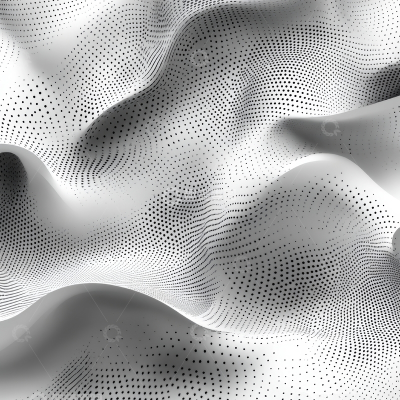 高清大图下载【趣麦麦图】波浪形点阵纹理背景