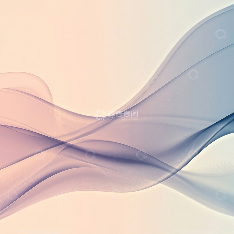高清大图下载【趣麦麦图】柔和色彩的抽象流动图案