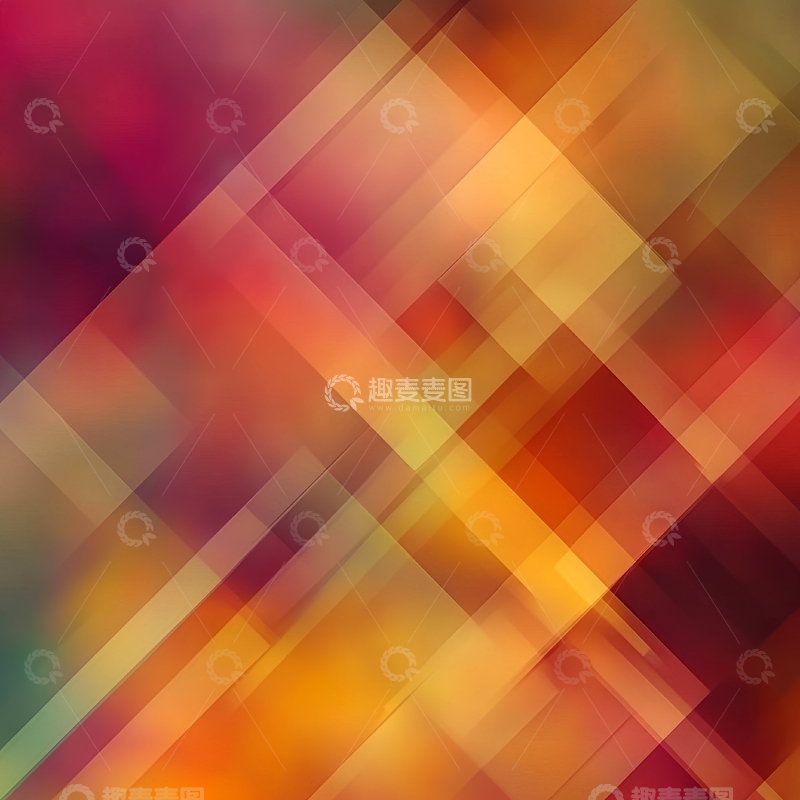 高清大图下载【趣麦麦图】多彩渐变方块抽象背景