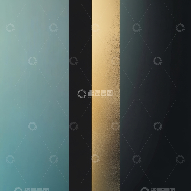 高清大图下载【趣麦麦图】蓝金黑三色渐变抽象背景