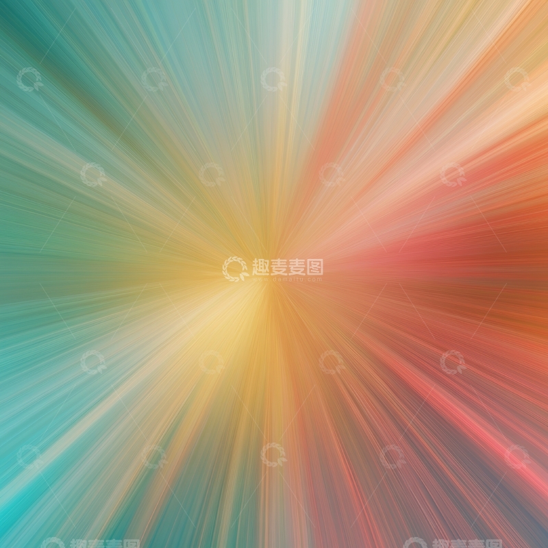 高清大图下载【趣麦麦图】色彩斑斓的放射状背景