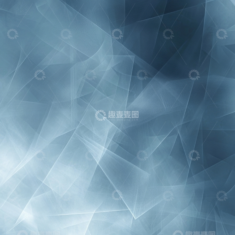 高清大图下载【趣麦麦图】蓝色抽象几何背景