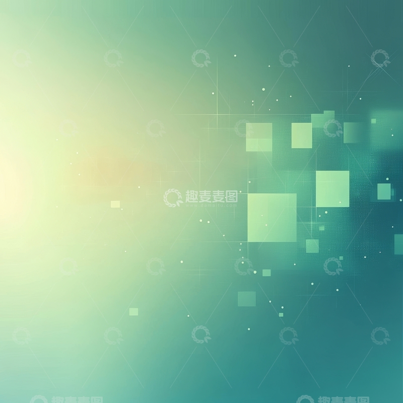 高清大图下载【趣麦麦图】渐变背景上的浮动方块