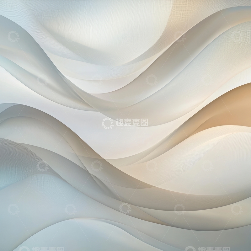 高清大图下载【趣麦麦图】柔和曲线的抽象背景
