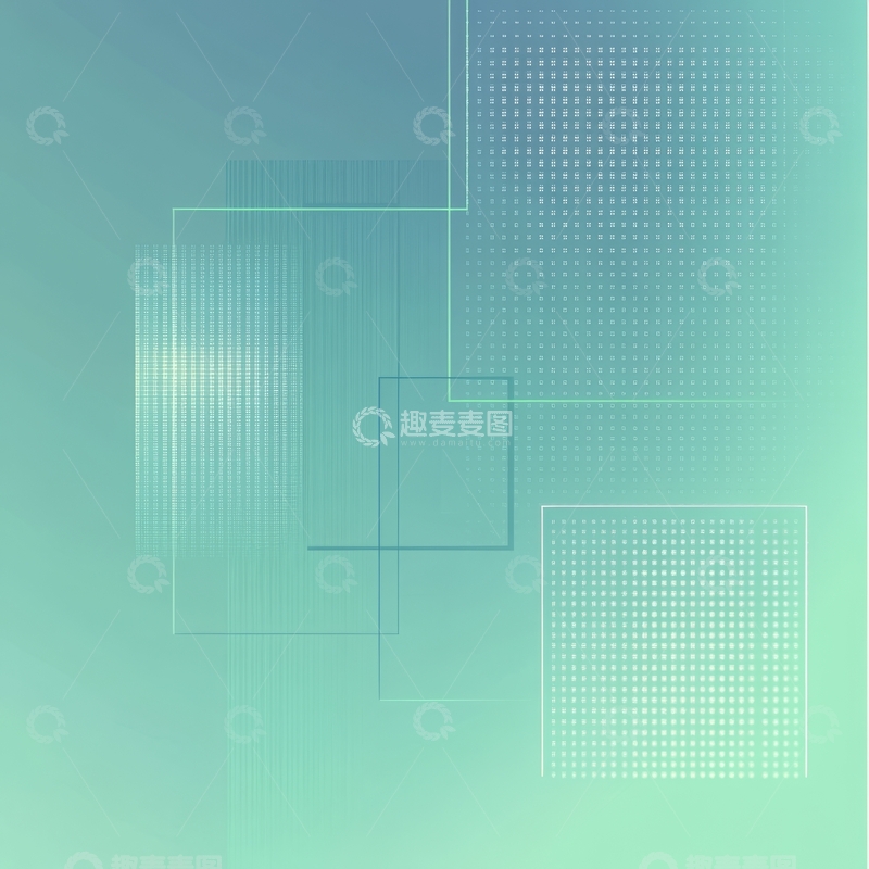 高清大图下载【趣麦麦图】渐变色背景上的几何图形