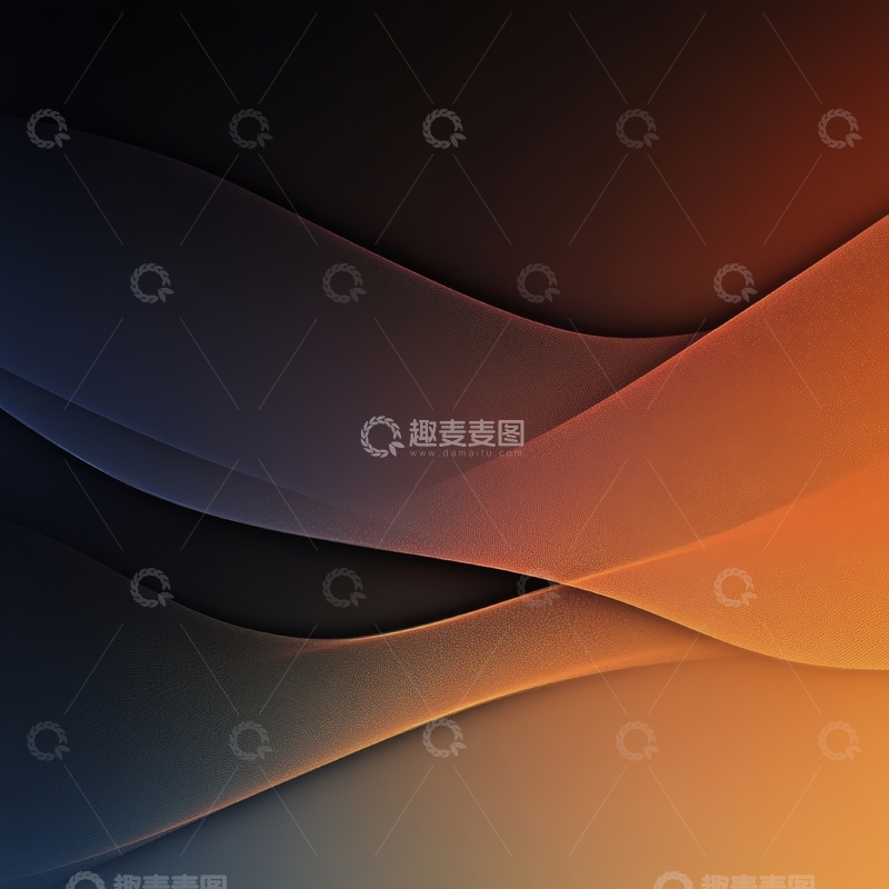 高清大图下载【趣麦麦图】渐变色流线背景