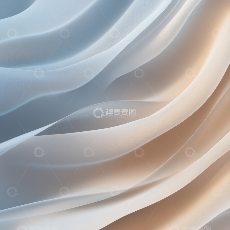 高清大图下载【趣麦麦图】柔和曲线的抽象艺术背景