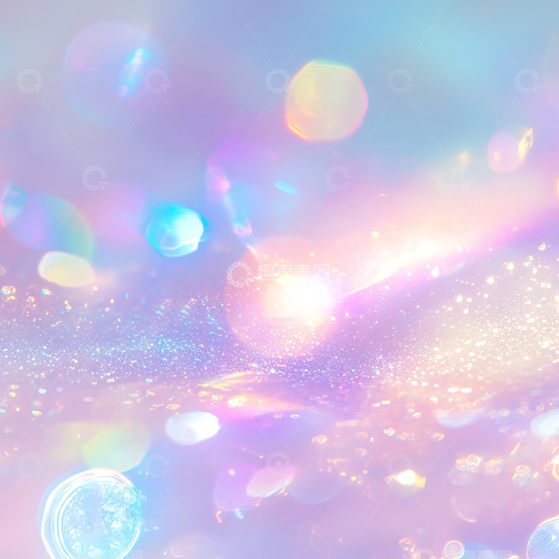 高清大图下载【趣麦麦图】梦幻色彩的光斑与闪耀