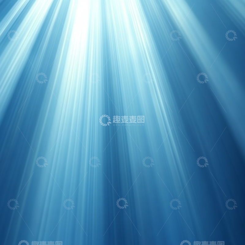 高清大图下载【趣麦麦图】蓝色背景上的光芒效果