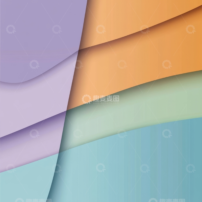 高清大图下载【趣麦麦图】彩色层叠背景设计
