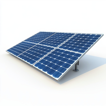 太阳能电池板的立体展示