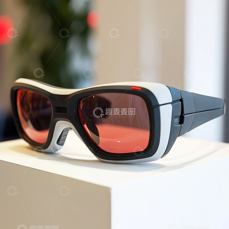 高清大图下载【趣麦麦图】未来感设计的护目镜展示