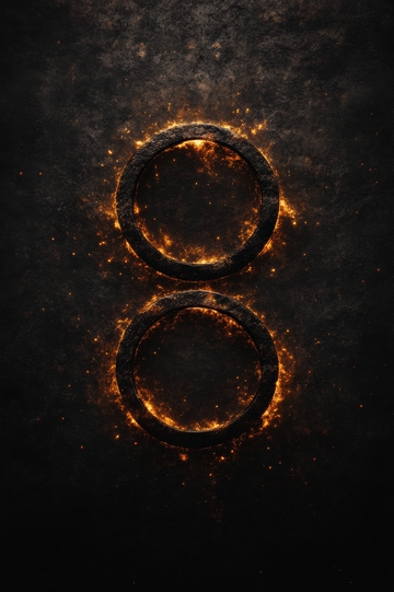 火焰环绕的双环图像