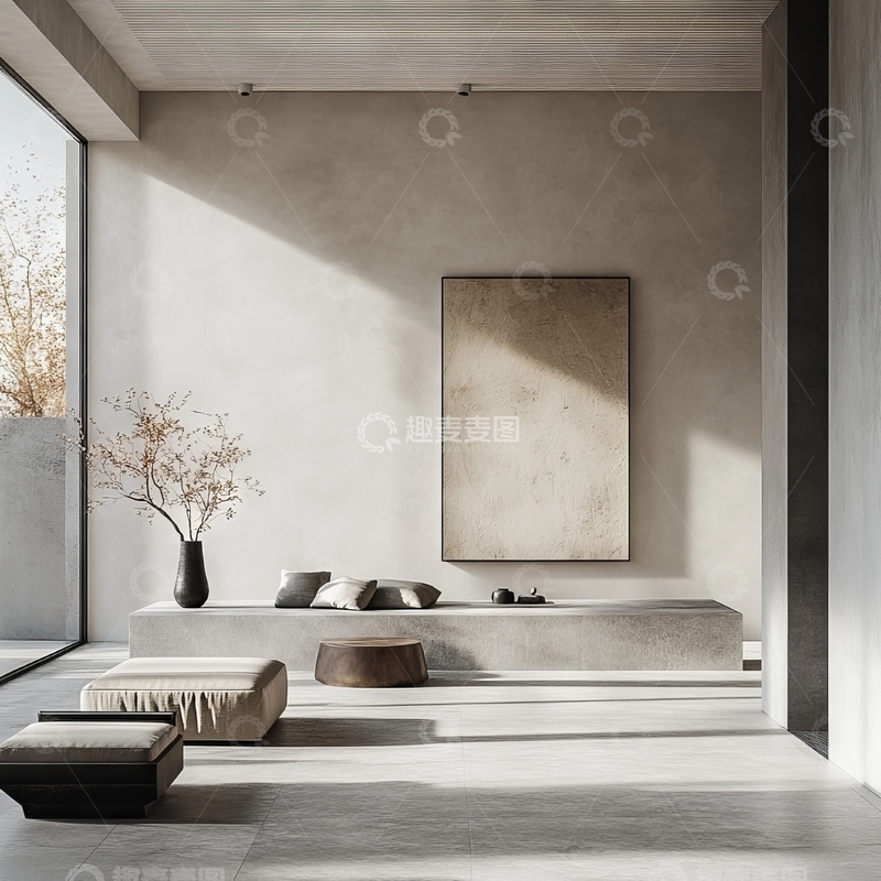 高清大图下载【趣麦麦图】现代简约客厅设计