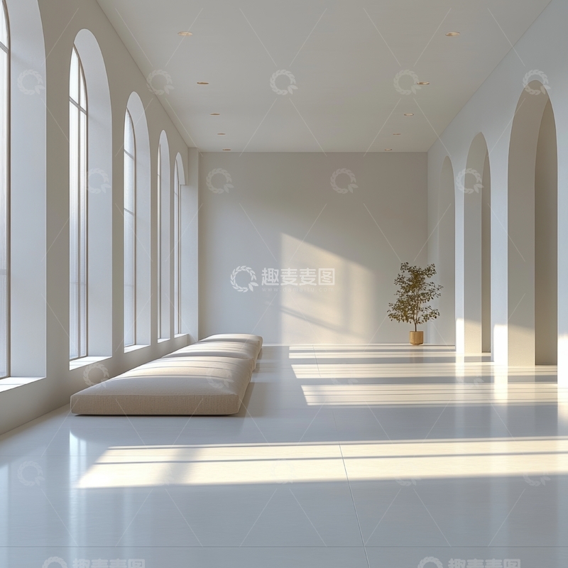 高清大图下载【趣麦麦图】明亮宽敞的室内空间