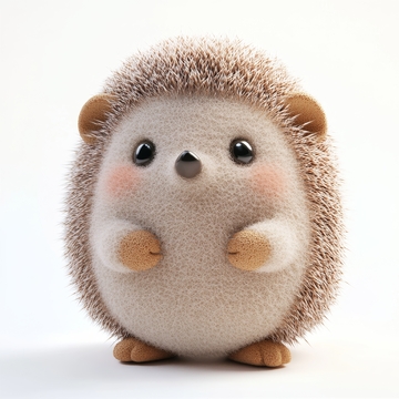 可爱刺猬卡通形象