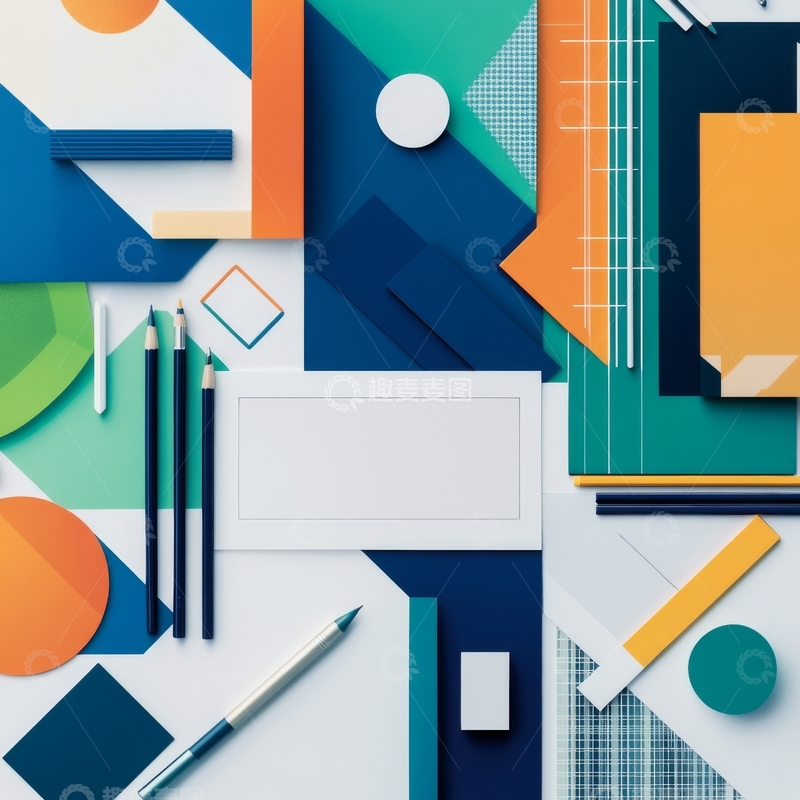 高清大图下载【趣麦麦图】创意办公桌面布局