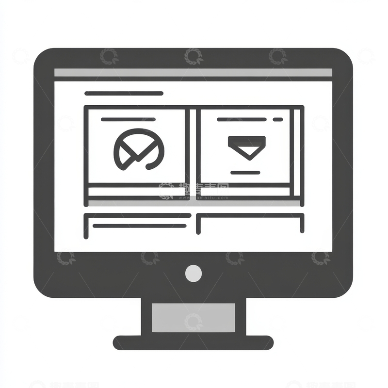 高清大图下载【趣麦麦图】电脑屏幕显示文件管理界面