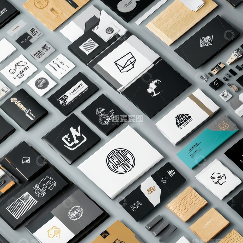 高清大图下载【趣麦麦图】多样化的名片与品牌设计展示