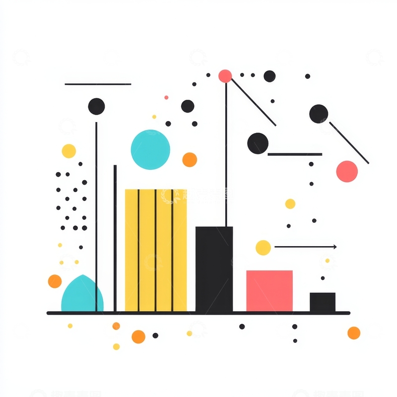 高清大图下载【趣麦麦图】抽象数据可视化图表