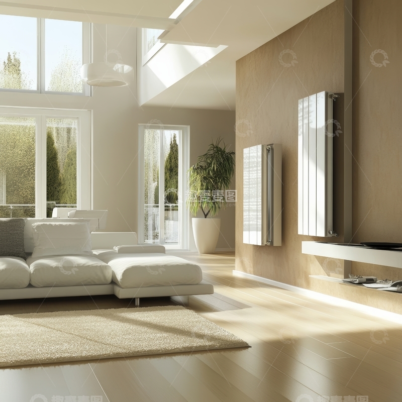 高清大图下载【趣麦麦图】现代简约客厅设计