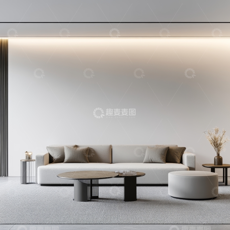 高清大图下载【趣麦麦图】现代简约客厅设计