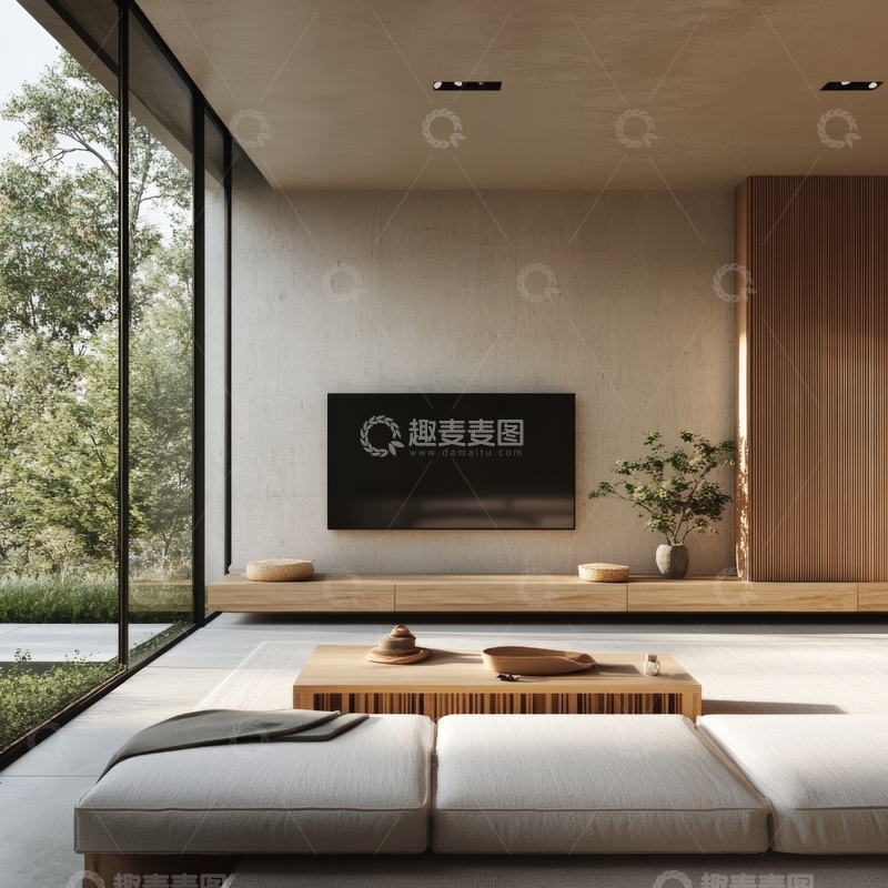 高清大图下载【趣麦麦图】现代简约客厅设计