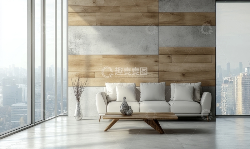 高清大图下载【趣麦麦图】现代简约客厅设计