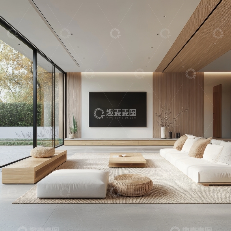 高清大图下载【趣麦麦图】现代简约客厅设计