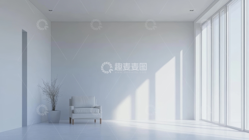 高清大图下载【趣麦麦图】明亮简约室内空间