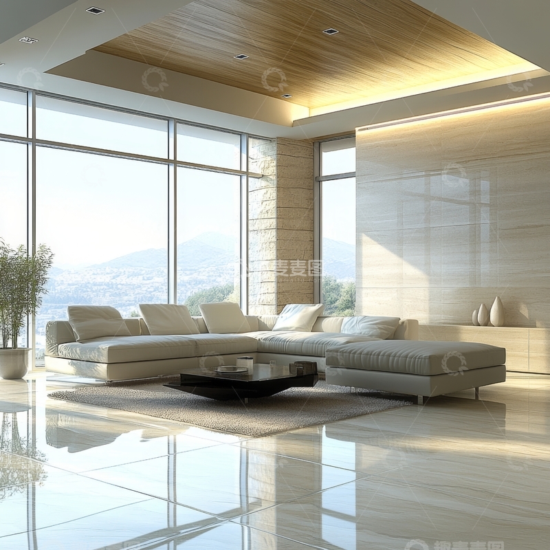 高清大图下载【趣麦麦图】现代简约客厅设计