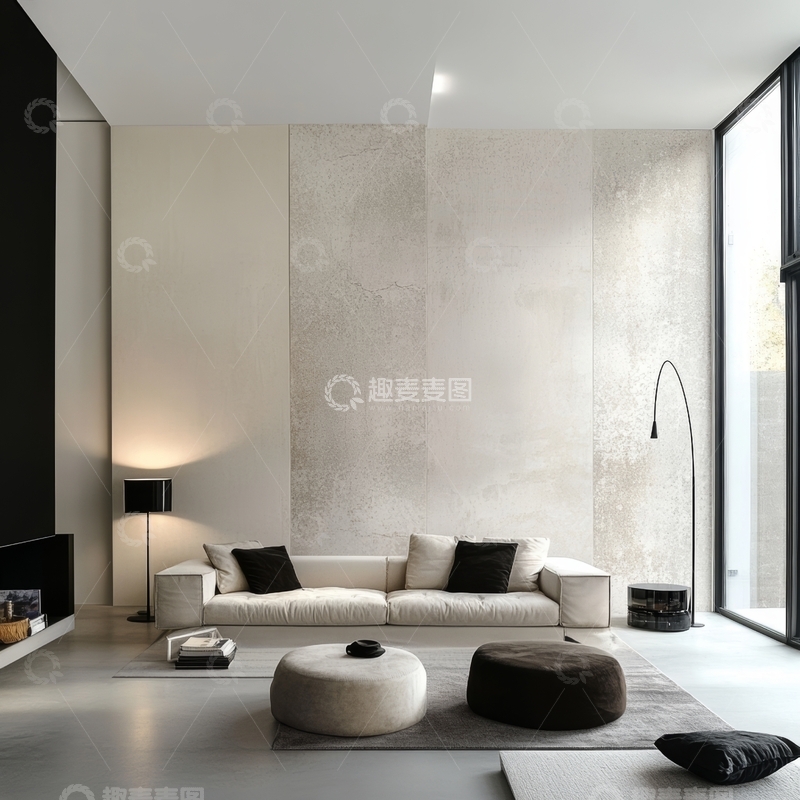 高清大图下载【趣麦麦图】现代简约客厅设计